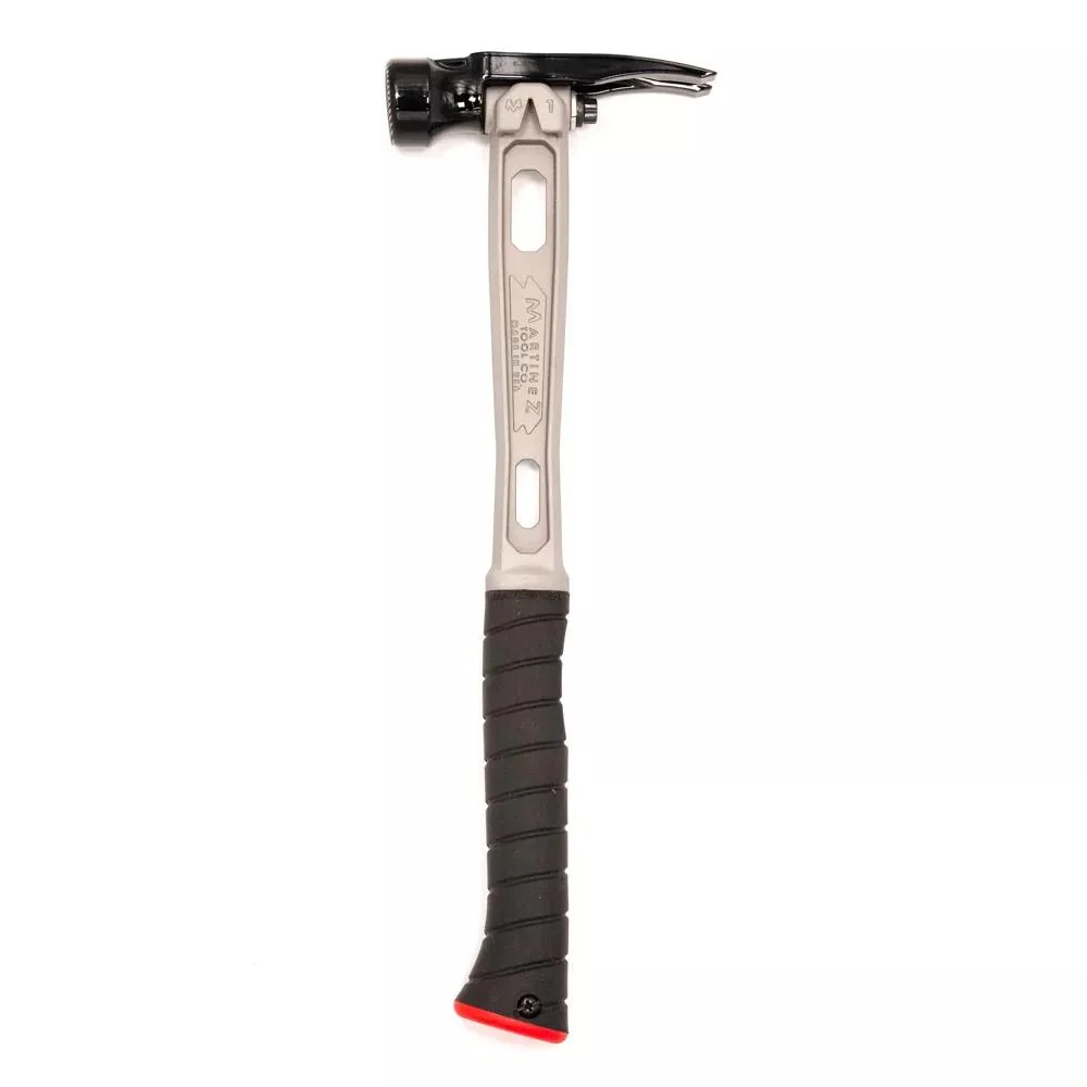 M1 Titanium Handle 15oz Milled Steel Head Curved Grip Framing Hammer - Signature Series - Image 3