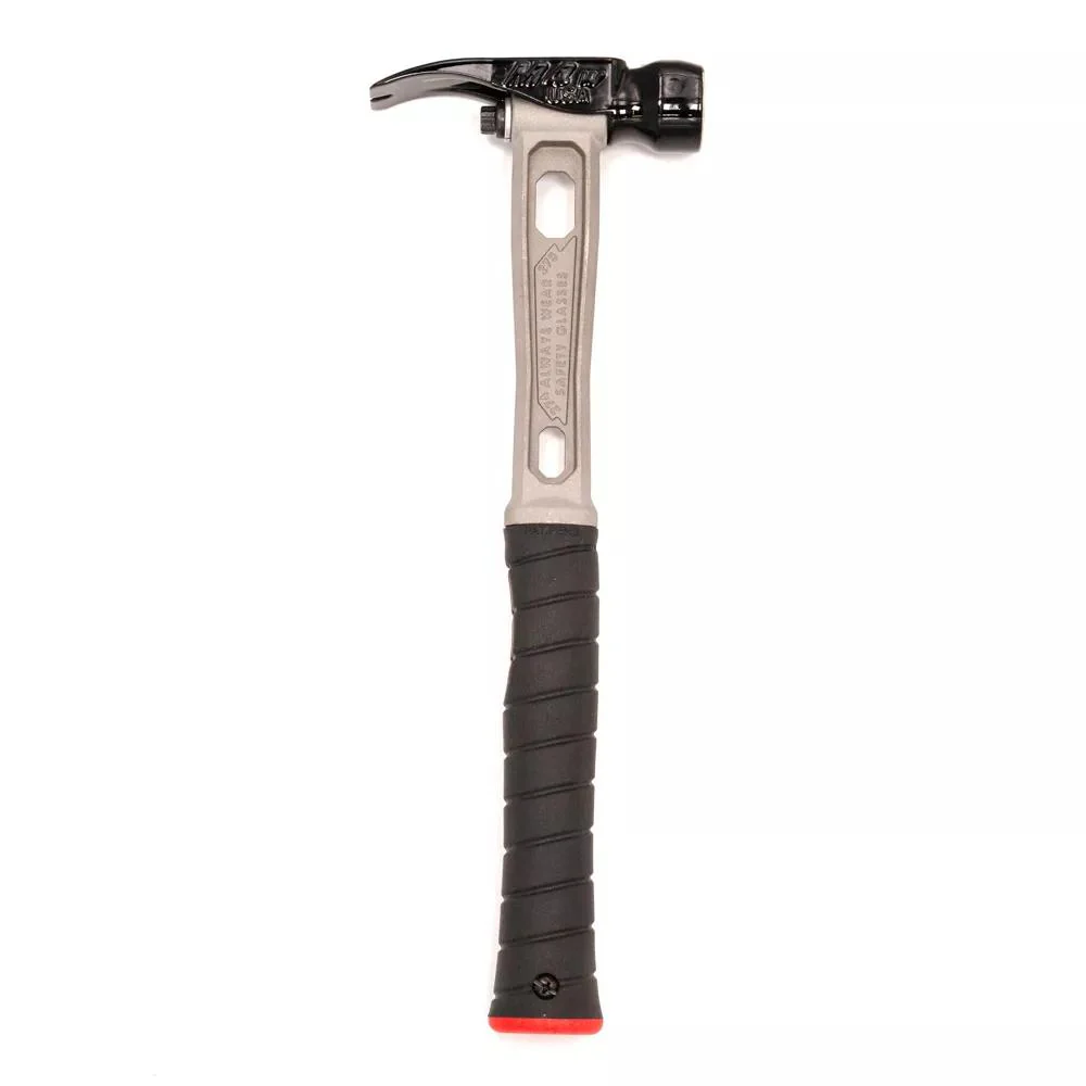M4 Titanium Handle 12 oz Smooth Face Head Wide Claw Straight Grip Finish Hammer - Signature Series - Image 4