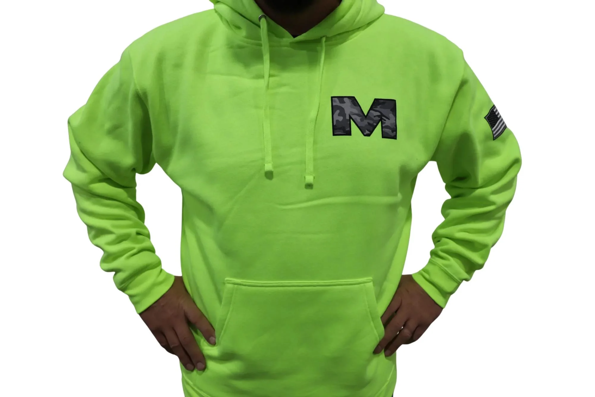 Martinez 10 Year Anniversary Hoodie - Safety Yellow - 3XL - Image 3